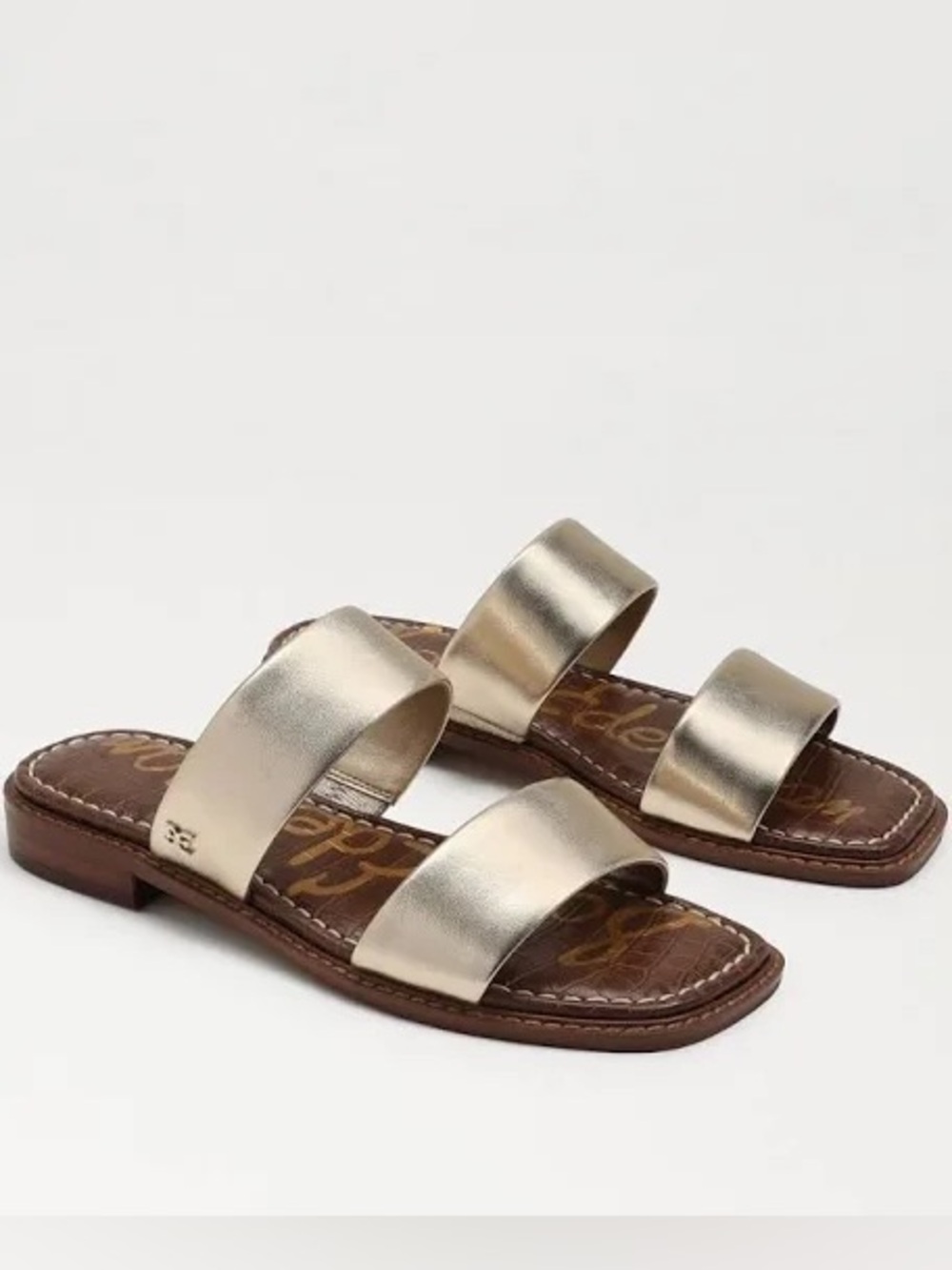 Sam Edelman Gala Gold Slide Sandals